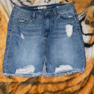 Rewash Brand Jean Skirt